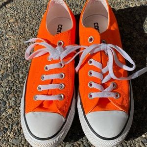 Orange Converse
